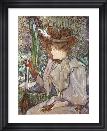 Framed Mme. Honorine P. Print