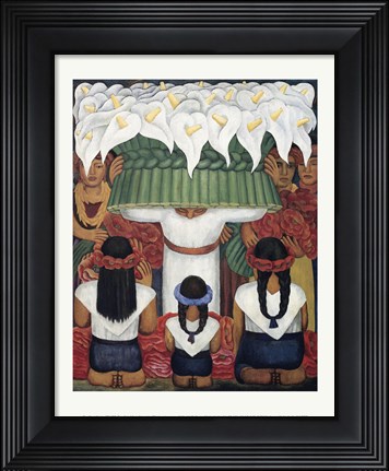 Framed Flower Festival: Feast of Santa Anita, 1931 Print
