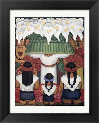 Framed Flower Festival: Feast of Santa Anita, 1931 Print