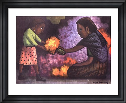 Framed Mother's Helper Print