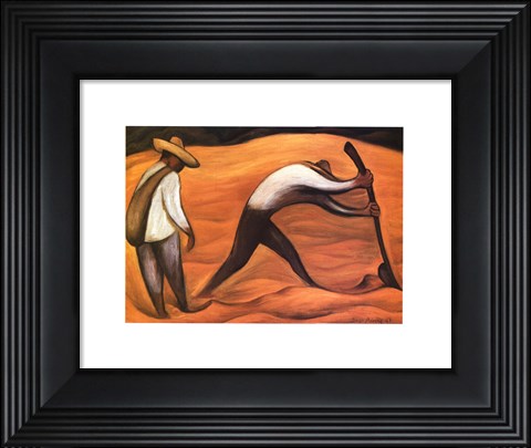 Framed Peasants Print