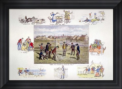 Framed Royal Ancient (St Andrews, 1798) Pm Print