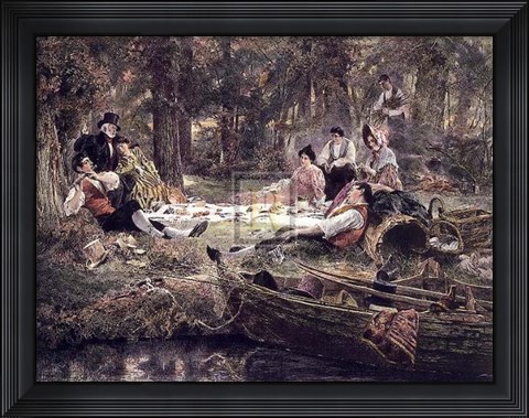 Framed Summer's Day Pm Print