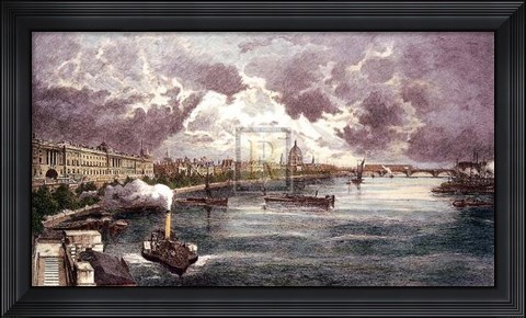 Framed St Paul&#39;s Pm Print