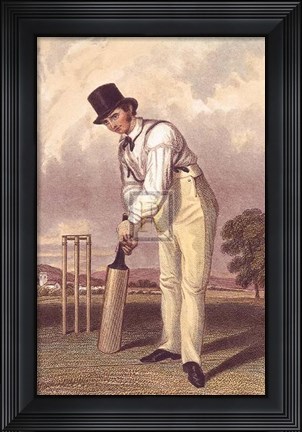 Framed Batsman Pm Print