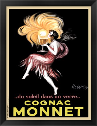 Framed Cognac Monnet, 1927 Print