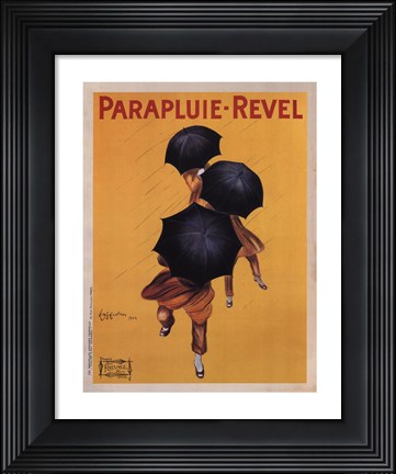 Framed Parapluie Revel Print