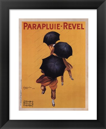 Framed Parapluie Revel Print