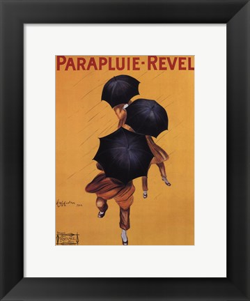 Framed Parapluie Revel Print