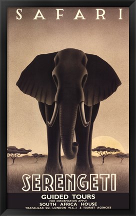 Framed Serengeti Print