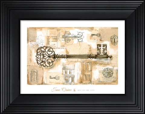 Framed Key to the City Print