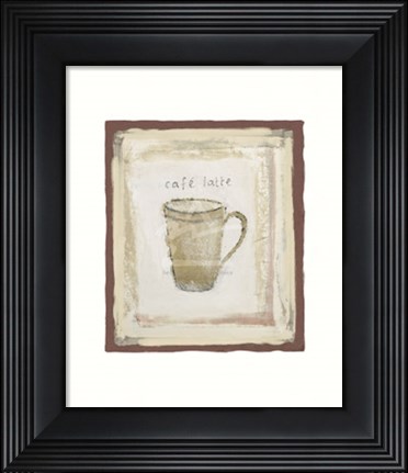 Framed Cafe latte Print