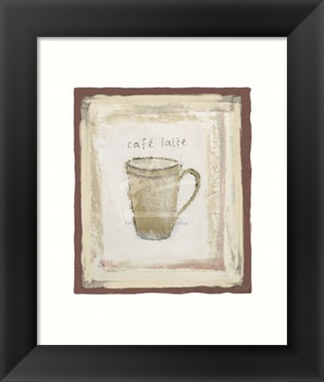 Framed Cafe latte Print