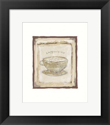 Framed Cappuccino Print