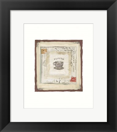 Framed Espresso Print