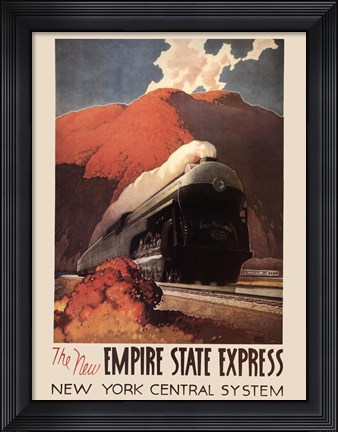 Framed Empire State Express Print