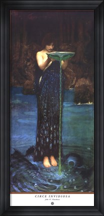 Framed Circe Invidiosa, c.1892 Print