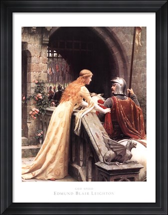 Framed God Speed Print
