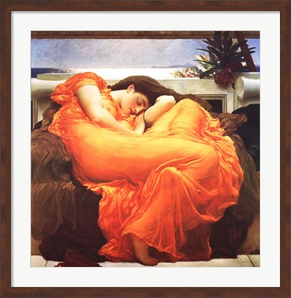 Framed Flaming June, c.1895 Print