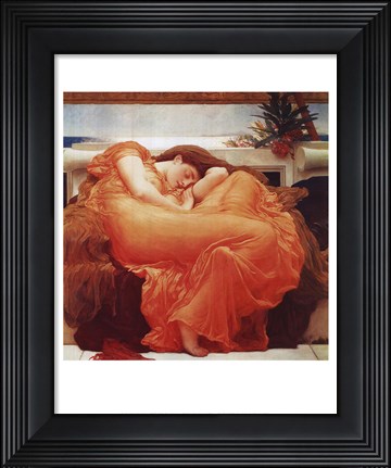 Framed Flaming June, c.1895 Print