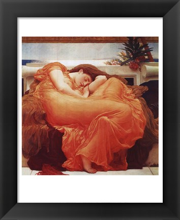 Framed Flaming June, c.1895 Print