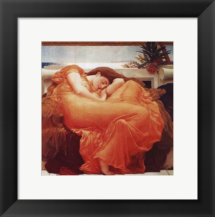 Framed Flaming June, c.1895 Print