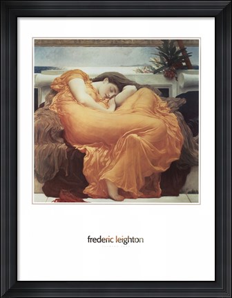 Framed Flaming June, c.1895 Print