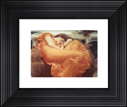 Framed Flaming June, c.1895 Print