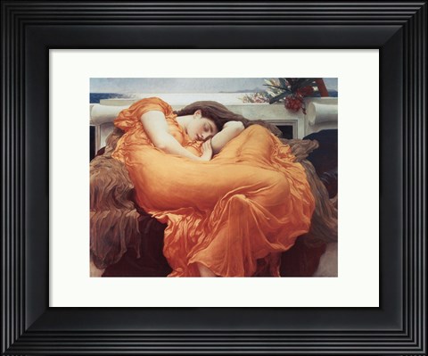 Framed Flaming June, c.1895 Print
