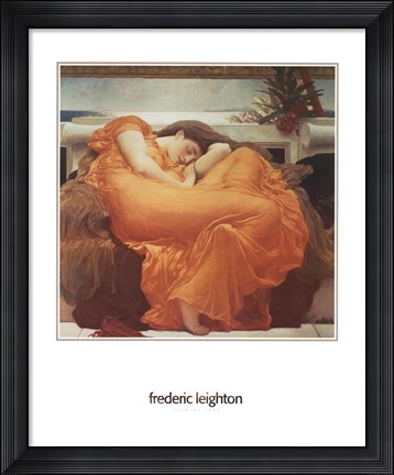 Framed Flaming June, c.1895 Print