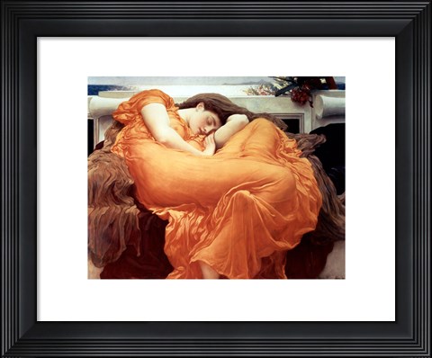 Framed Flaming June, c.1895 Print