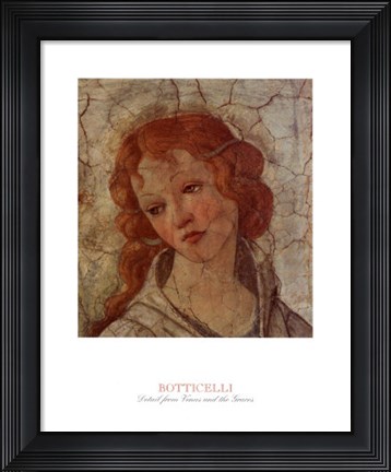 Framed Detail: Venus and the Three Graces II Print