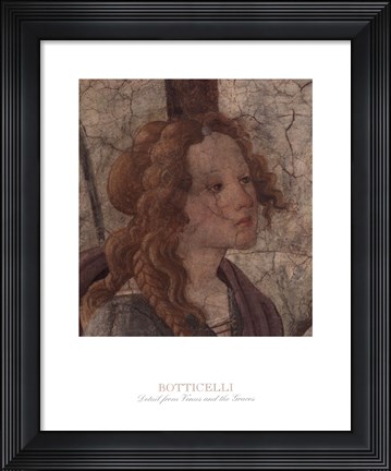 Framed Detail: Venus and the Three Graces I Print
