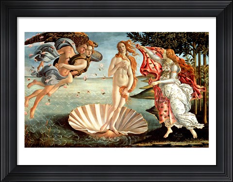 Framed Birth of Venus Print