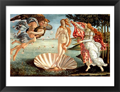 Framed Birth of Venus Print