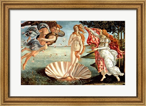 Framed Birth of Venus Print