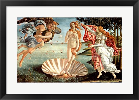 Framed Birth of Venus Print