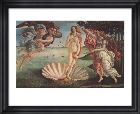 Framed Birth of Venus Print