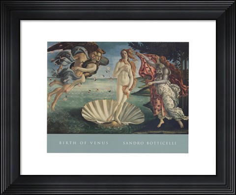 Framed Birth of Venus Print