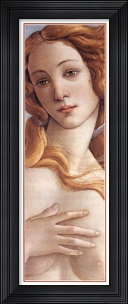 Framed Birth of Venus (detail) Print