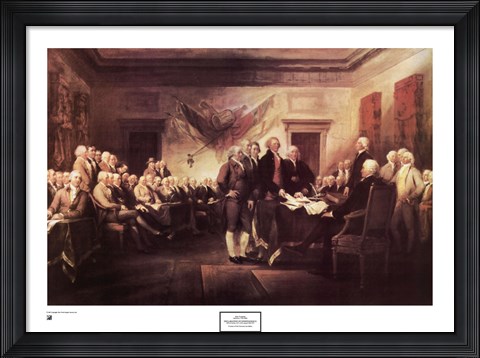 Framed Declaration of Independence Print