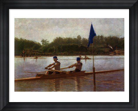 Framed Biglin Brothers, Turning the Stake Print