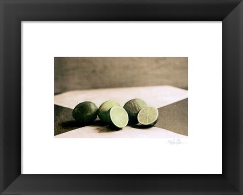 Framed Limes Print