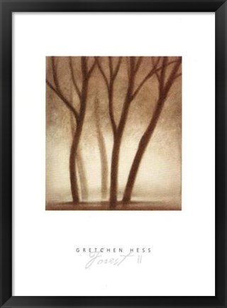 Framed Forest II Print