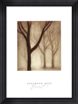 Framed Forest I Print