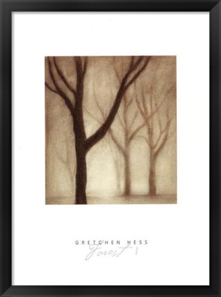 Framed Forest I Print