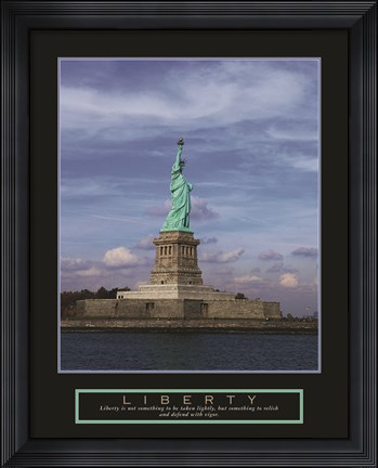 Framed Liberty-Statue of Liberty Print