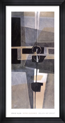 Framed Retro Elegance Print