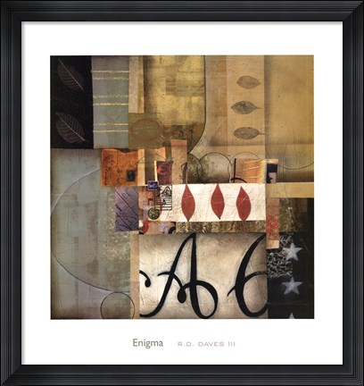 Framed Enigma Print