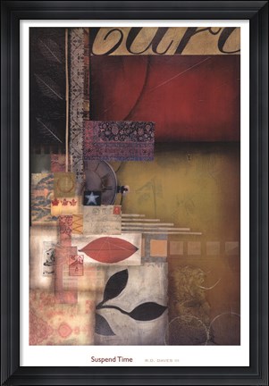 Framed Suspend Time (36 x 24) Print
